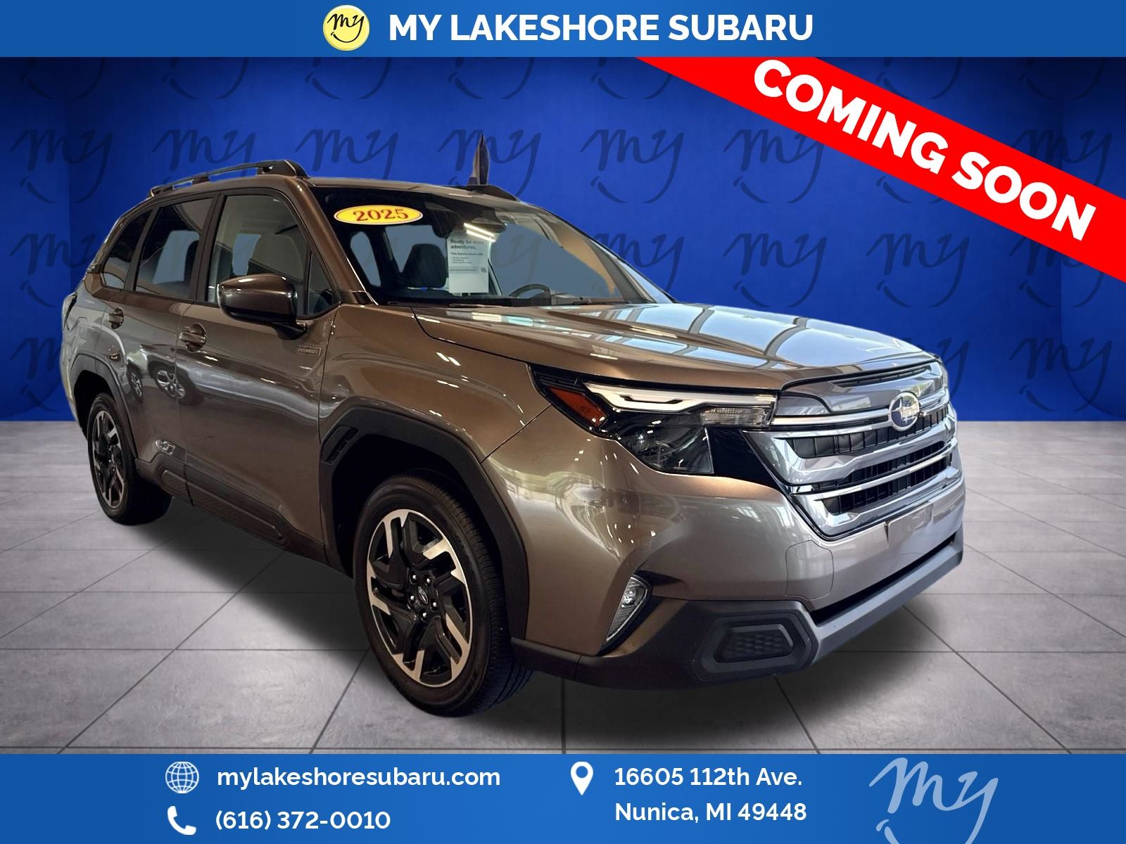 Brilliant Bronze Metallic 2025 Subaru Forester Hybrid SUV / Crossover All-Wheel Drive Continuously Variable Transmission