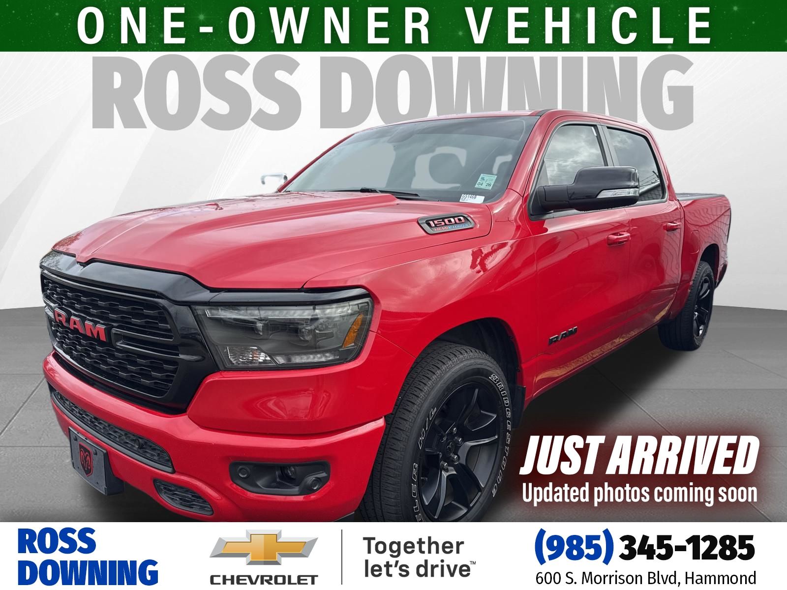 2022 RAM 1500 Big Horn Crew Cab RWD