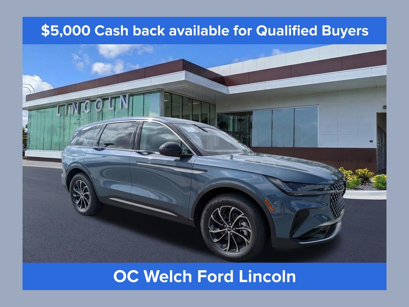 Blue Metallic 2026 Lincoln Nautilus SUV / Crossover All-Wheel Drive Continuously Variable Transmission