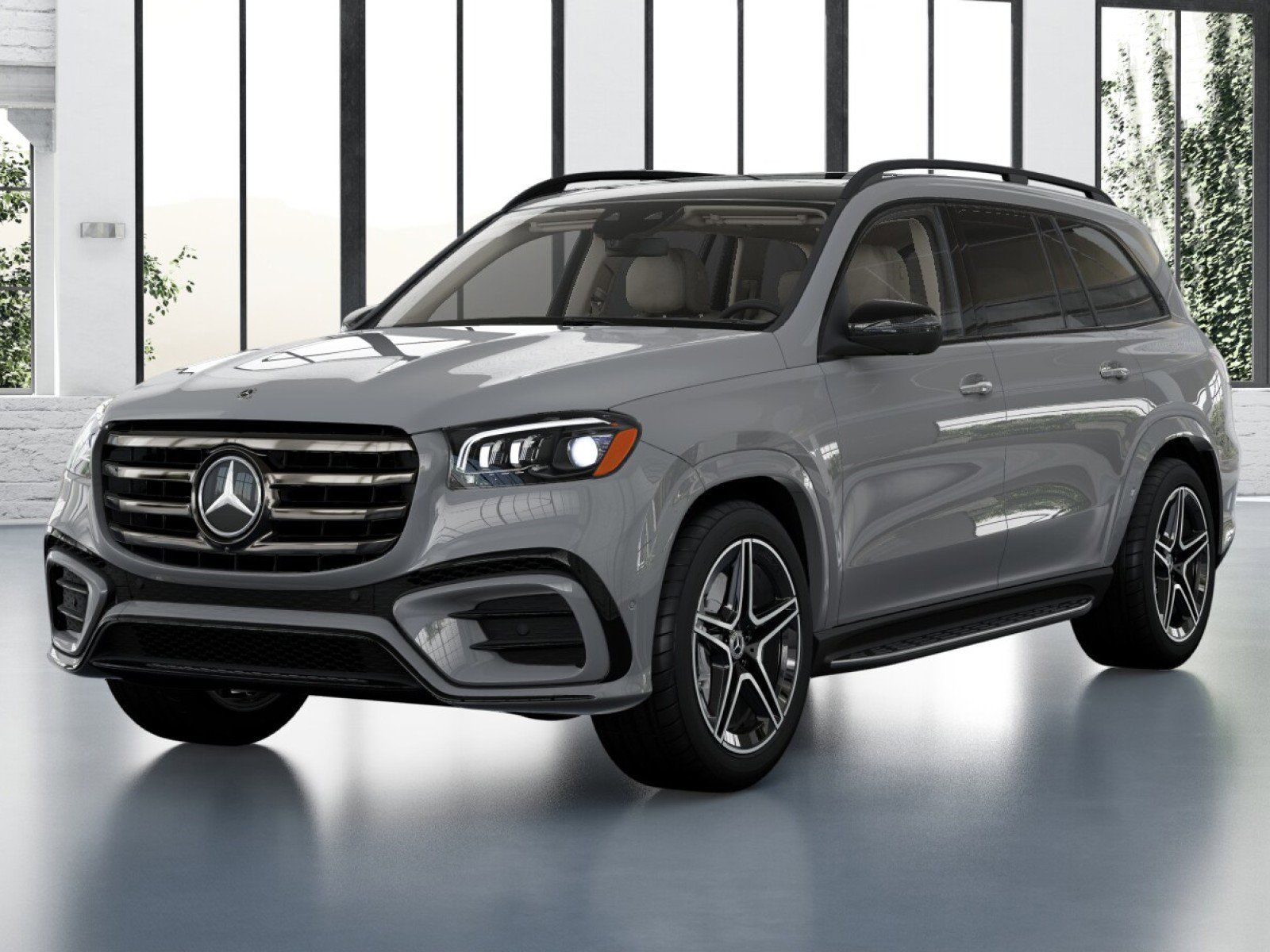 Gray (MANUFAKTUR Alpine Grey) 2026 Mercedes-Benz GLS 450 4MATIC SUV / Crossover All-Wheel Drive 9-Speed Automatic