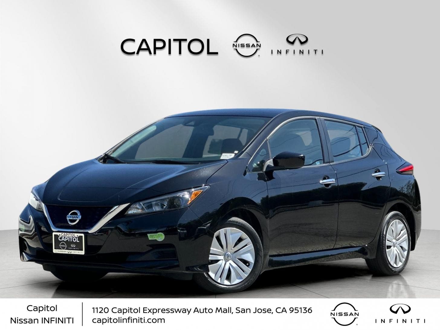 Super Black 2022 Nissan LEAF Hatchback Front-Wheel Drive Automatic