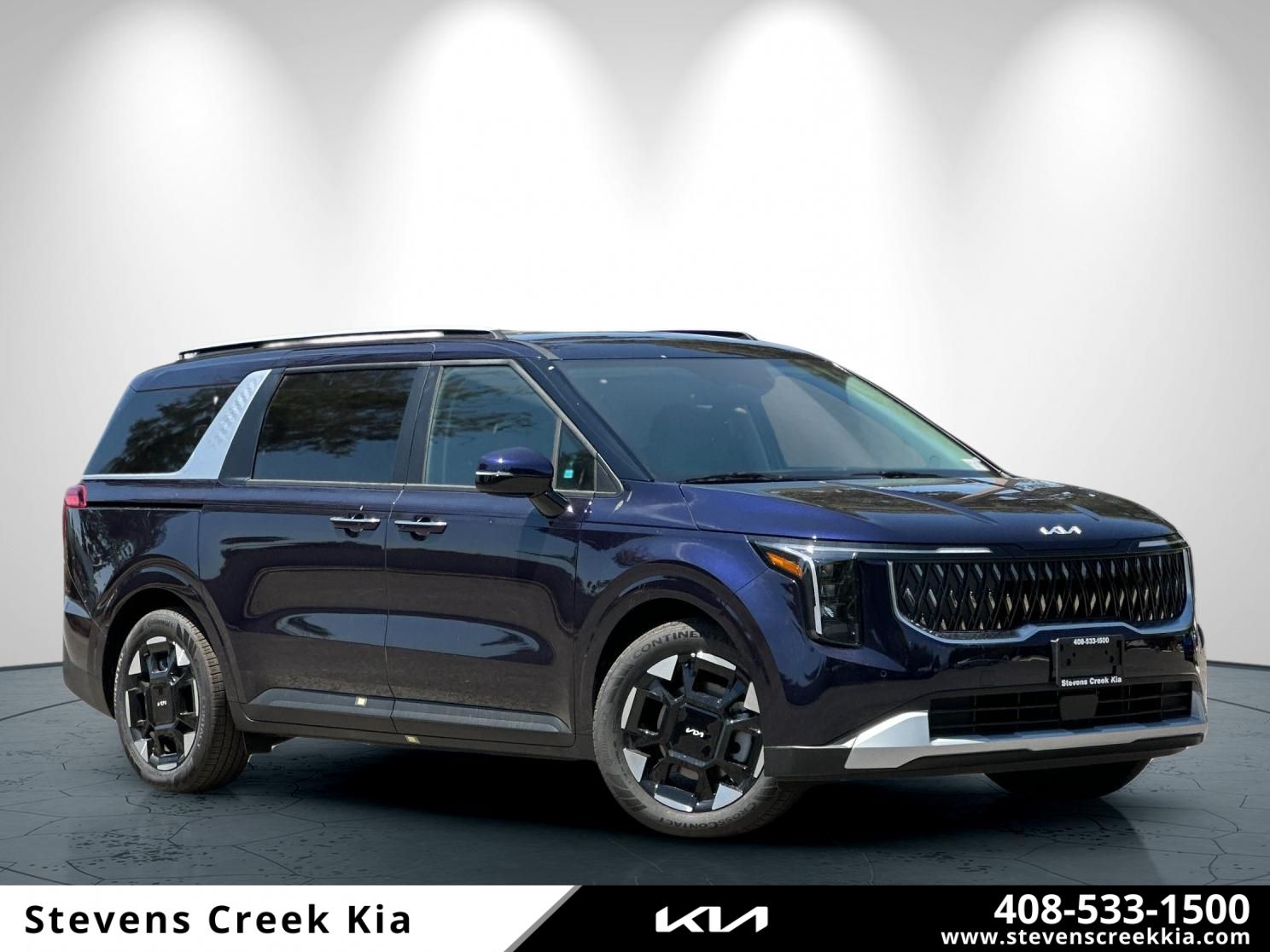 Deep Chroma Blue 2026 Kia Carnival Minivan Front-Wheel Drive 8-Speed Automatic