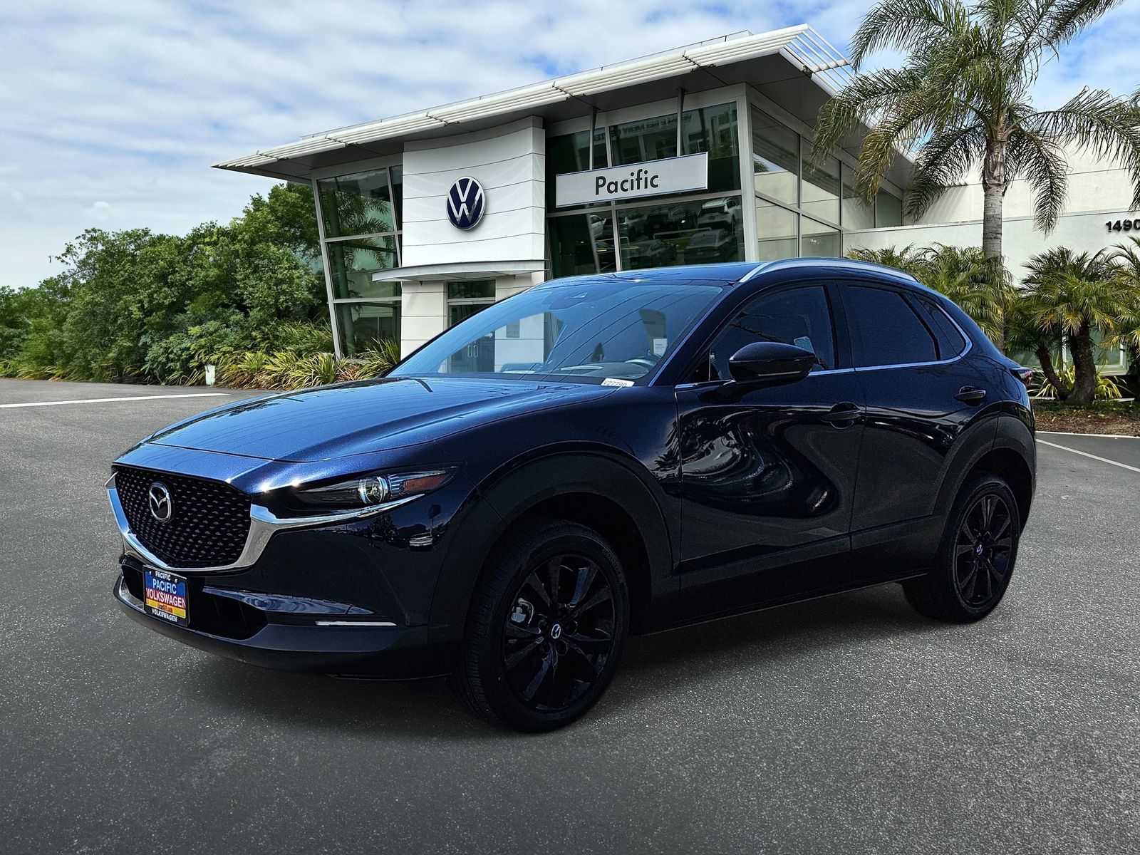 Deep Crystal Blue Mica 2022 Mazda CX-30 2.5 Turbo Premium AWD SUV / Crossover All-Wheel Drive 6-Speed Automatic