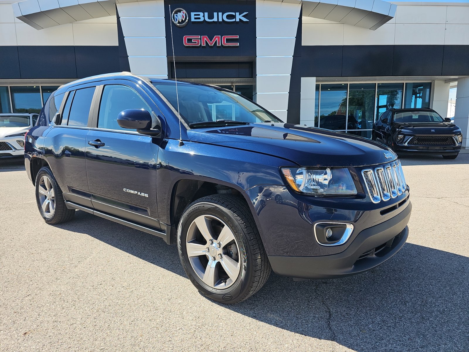 True Blue Pearlcoat 2016 Jeep Compass SUV / Crossover Four-Wheel Drive 6-Speed Automatic