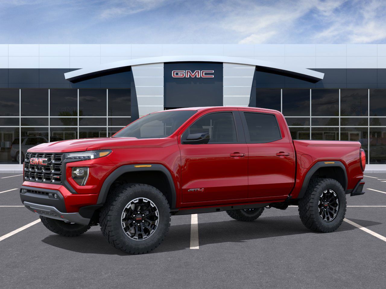 2026 GMC Canyon AT4 Red at Ross Downing Buick GMC