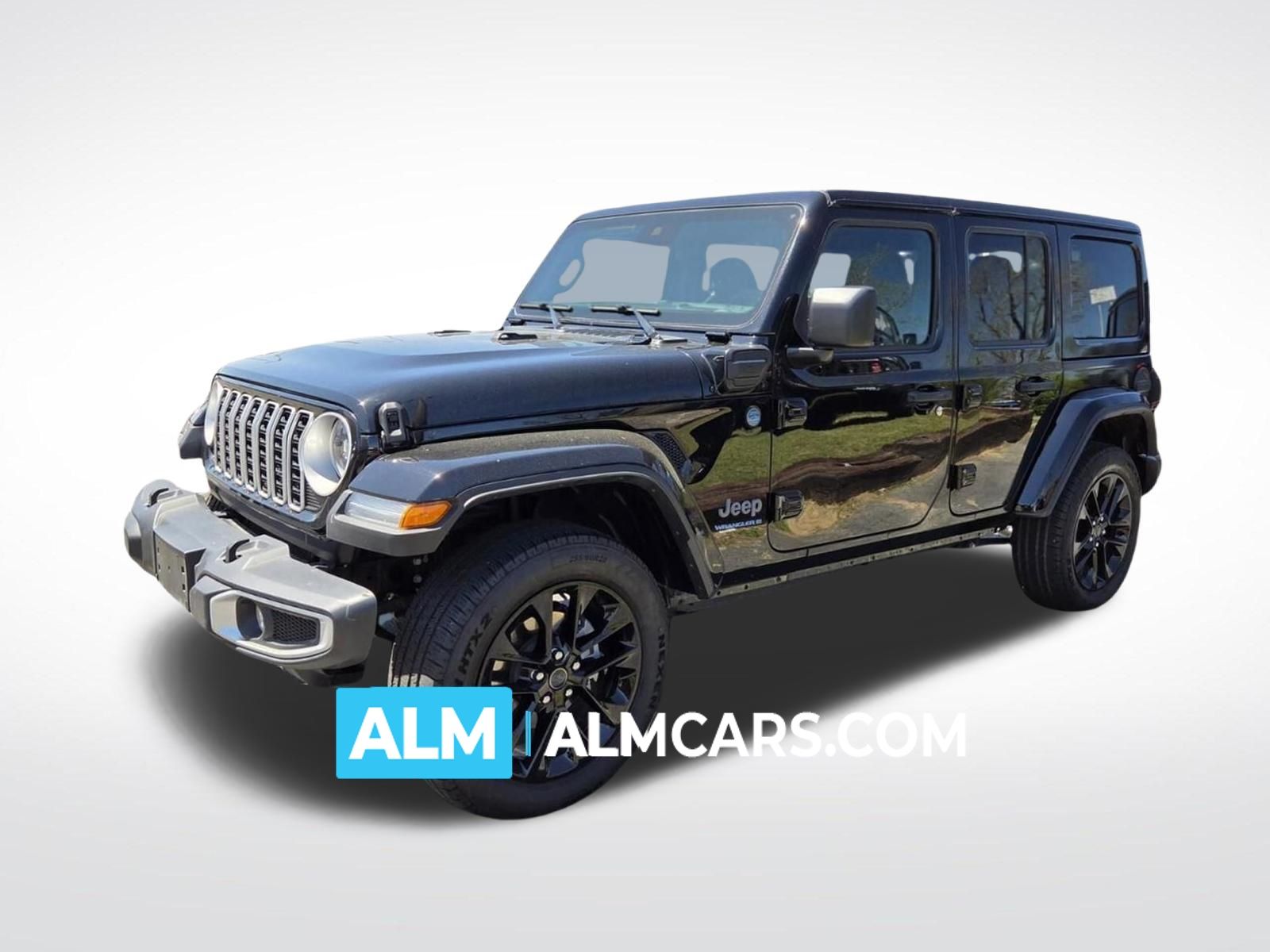 Black Clearcoat 2025 Jeep Wrangler 4xe SUV / Crossover Four-Wheel Drive 8-Speed Automatic