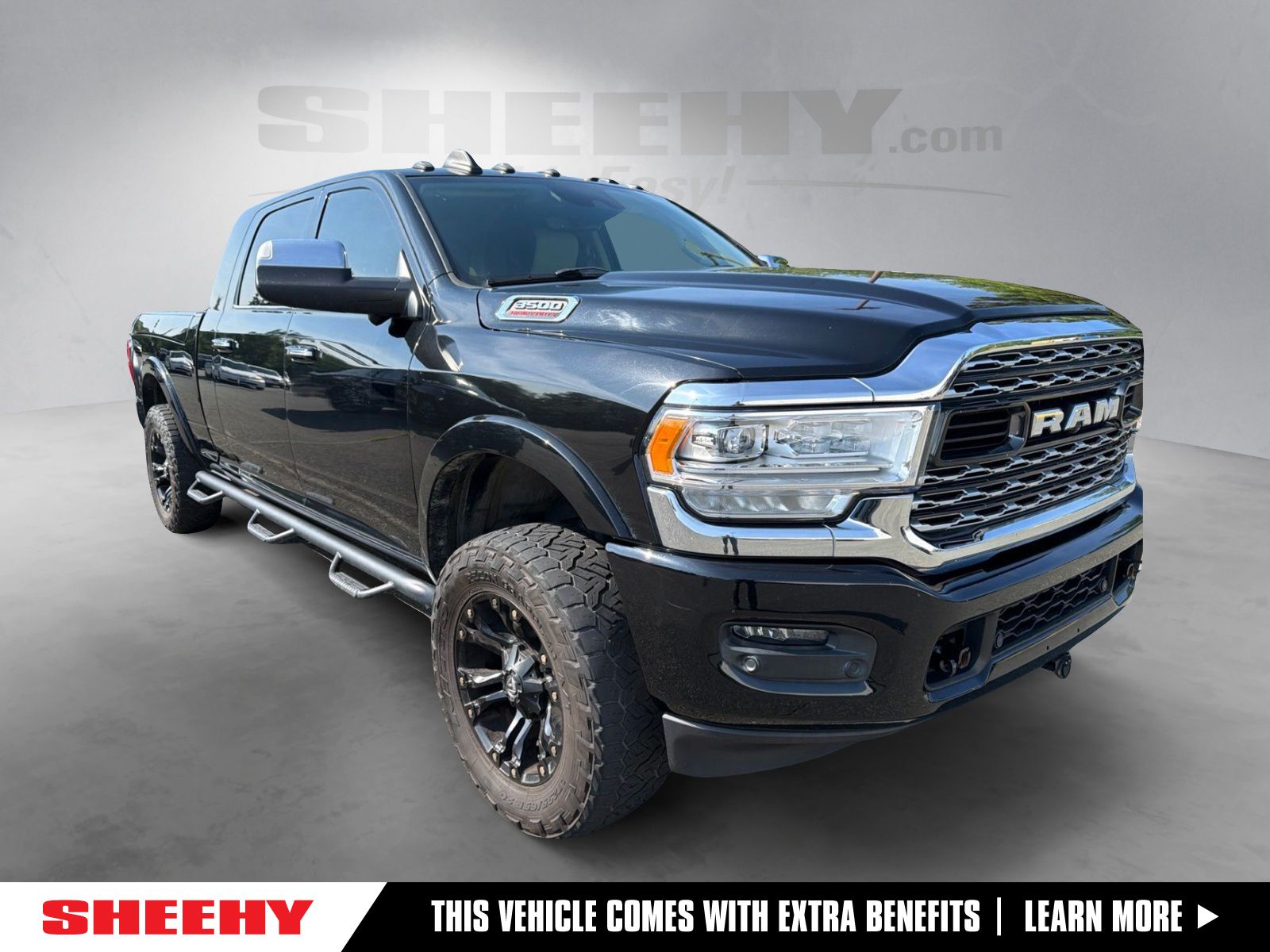 Diamond Black 2019 RAM 3500 Pickup Truck Four-Wheel Drive 6-Speed Automatic