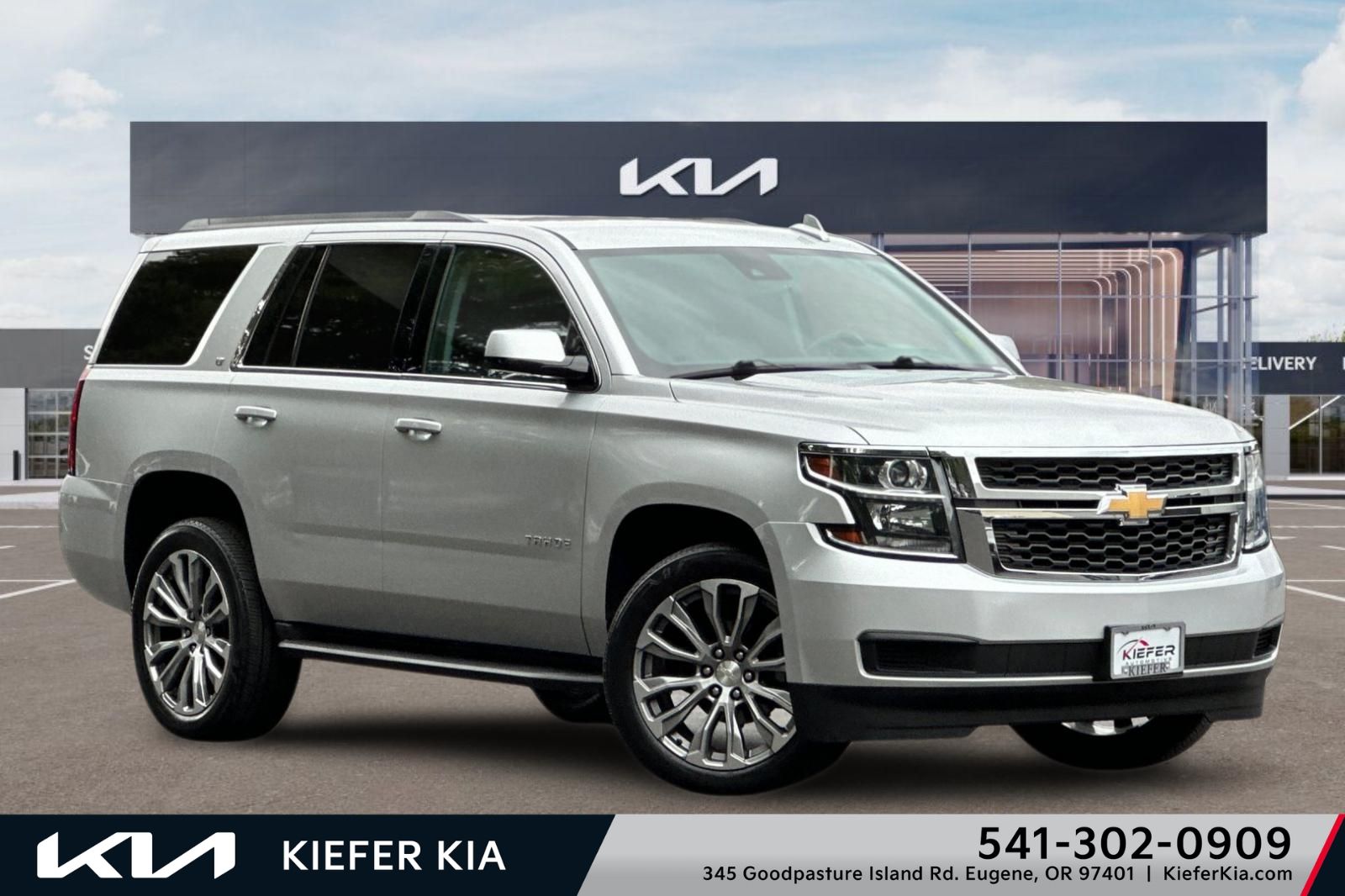Silver Ice Metallic 2020 Chevrolet Tahoe SUV / Crossover Four-Wheel Drive 6-Speed Automatic Overdrive