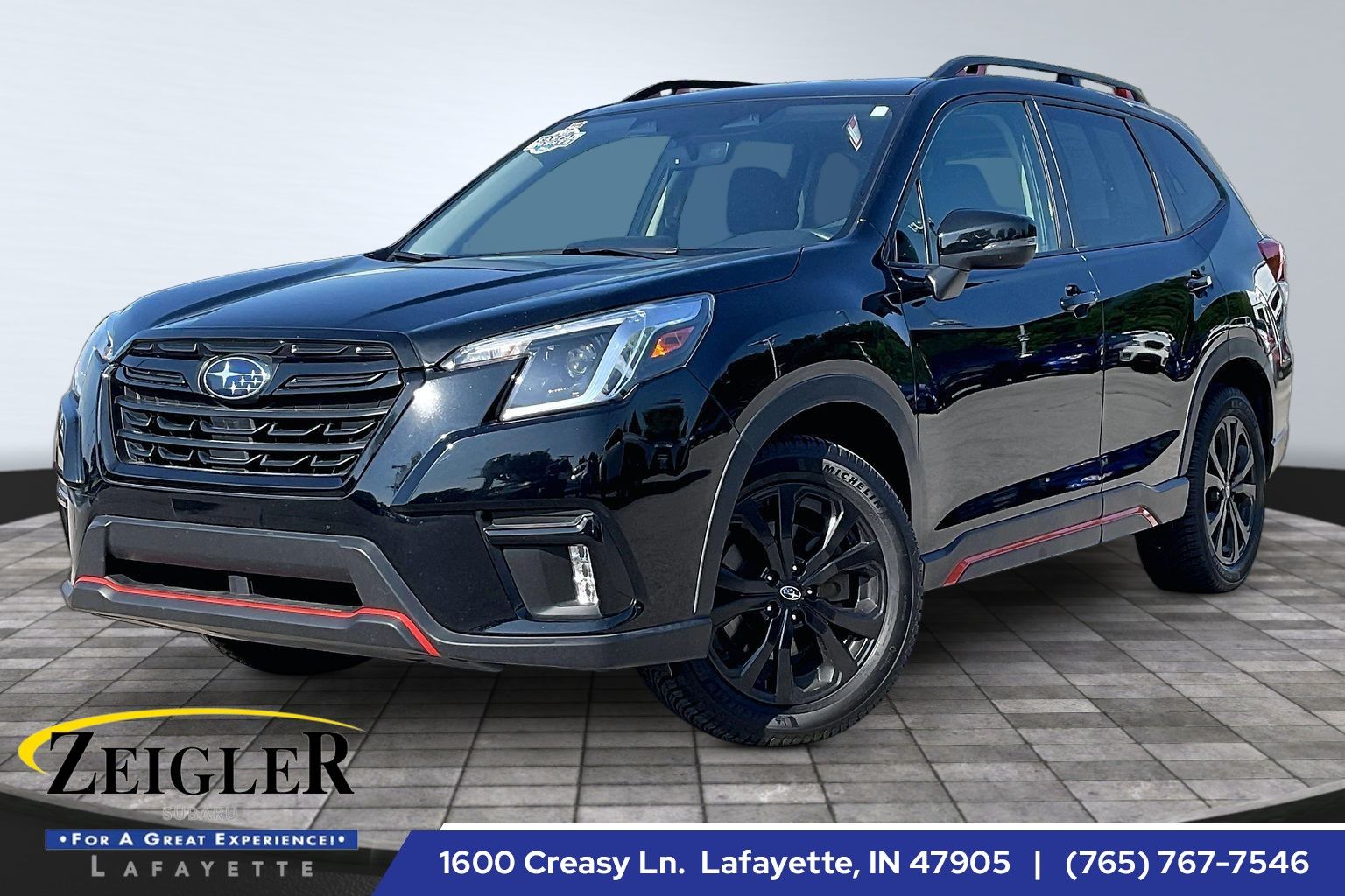 Crystal Black Silica 2024 Subaru Forester SUV / Crossover All-Wheel Drive Continuously Variable Transmission