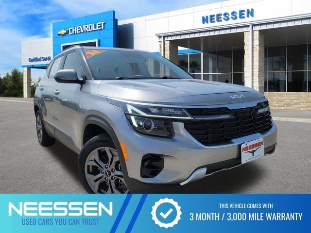 Steel Gray 2024 Kia Seltos S AWD SUV / Crossover All-Wheel Drive Continuously Variable Transmission