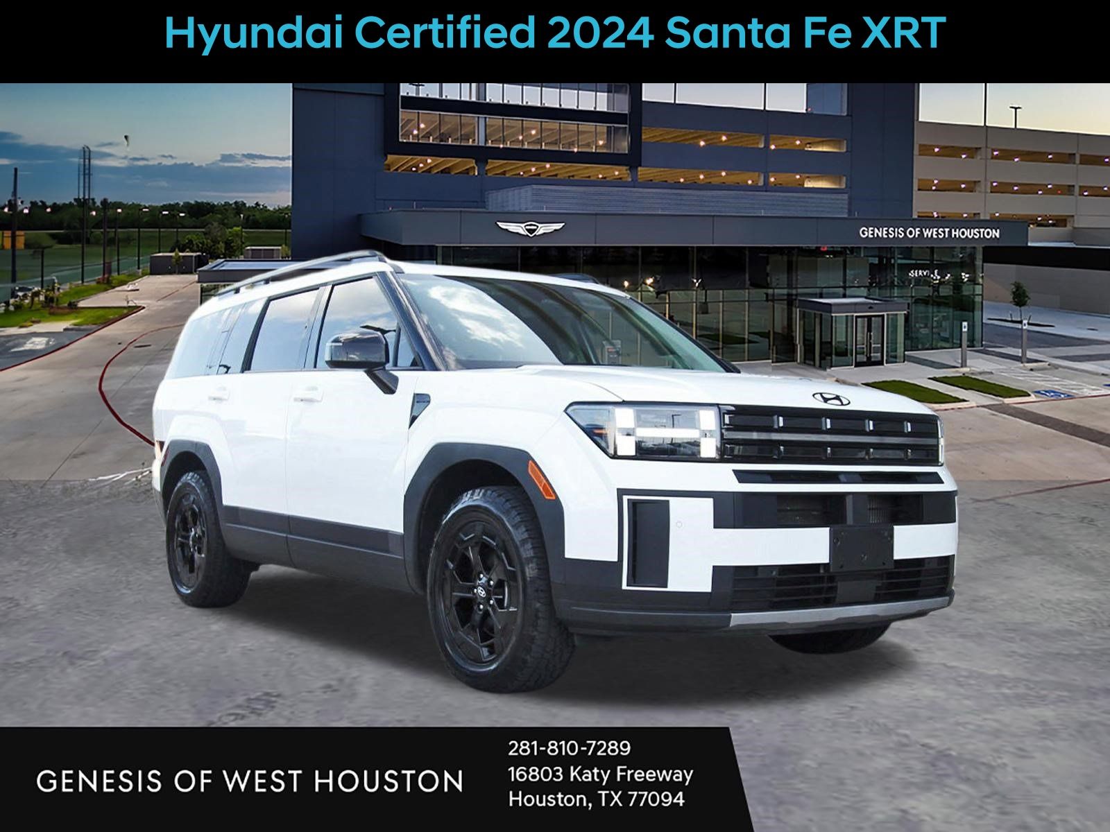 Serenity White 2024 Hyundai Santa Fe SUV / Crossover All-Wheel Drive Automatic