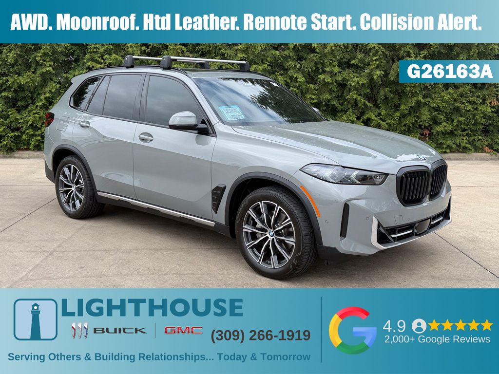 Silver 2025 BMW X5 xDrive40i AWD SUV / Crossover All-Wheel Drive 8-Speed Automatic