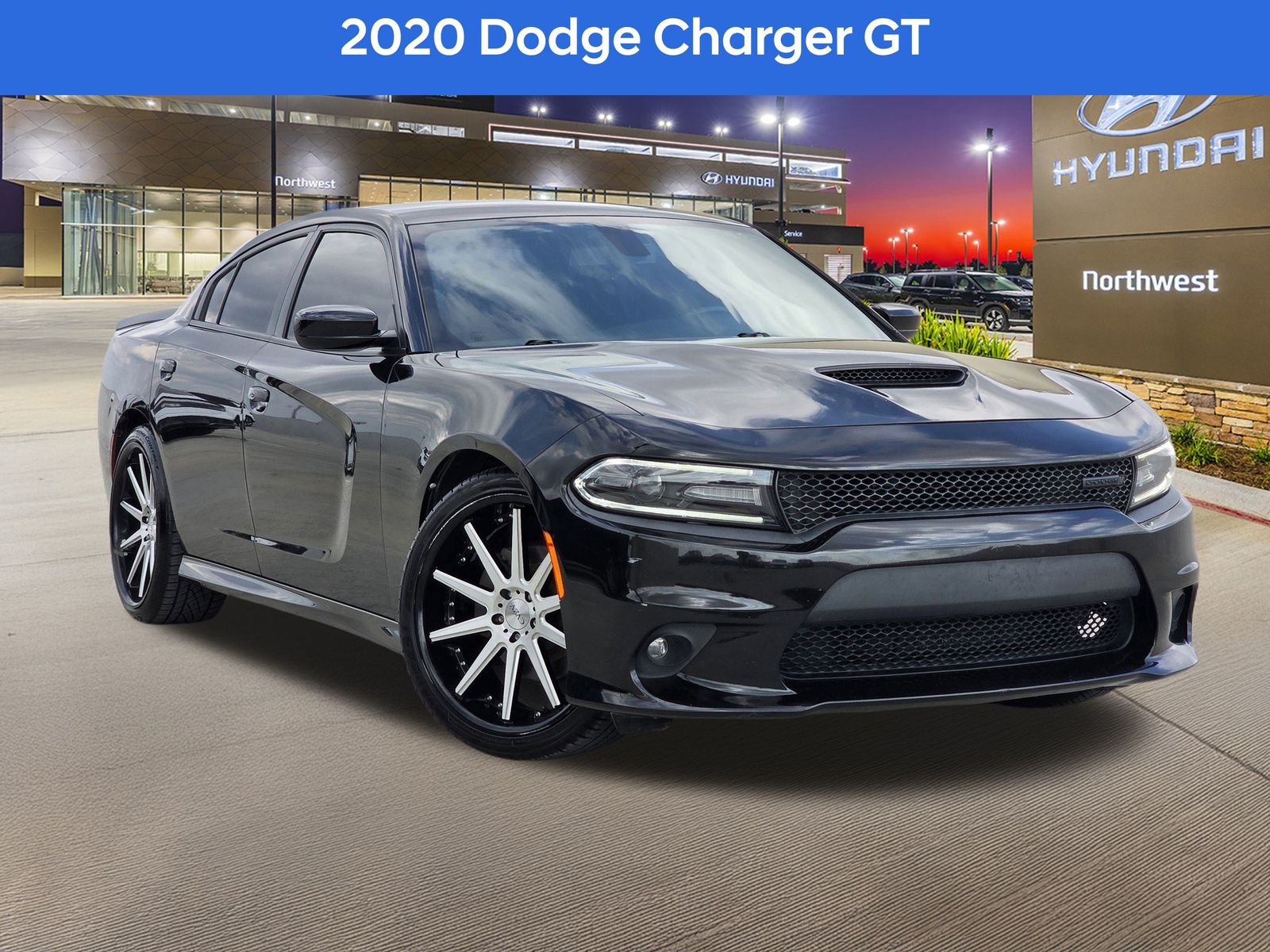 Pitch Black Clearcoat 2020 Dodge Charger GT RWD Sedan Rear-Wheel Drive 8-Speed Automatic