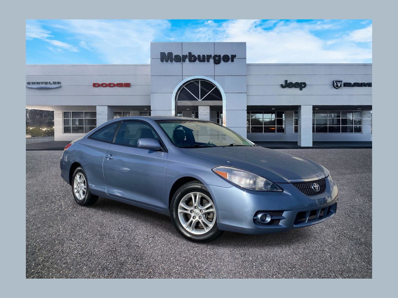 Blue 2008 Toyota Camry Solara SLE Coupe Front-Wheel Drive 5-Speed Automatic