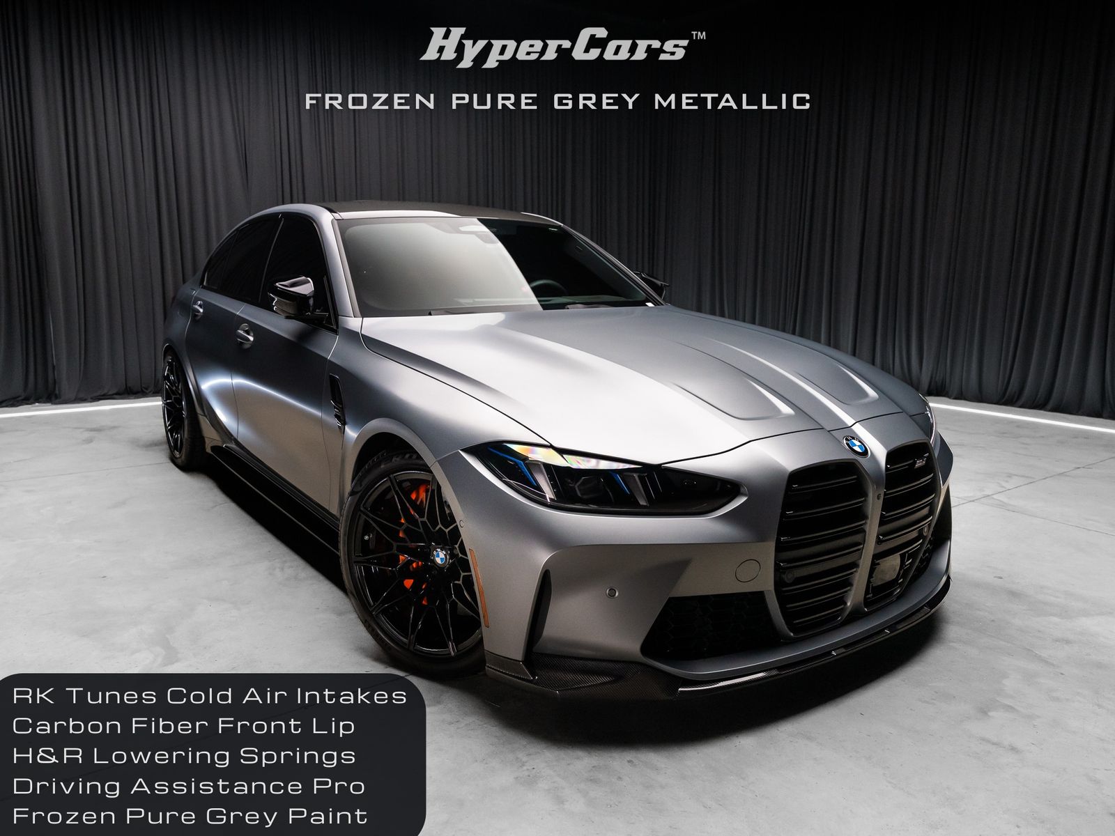 Gray (Frozen Pure Grey II Met) 2026 BMW M3 Competition xDrive Sedan All-Wheel Drive 8-Speed Automatic