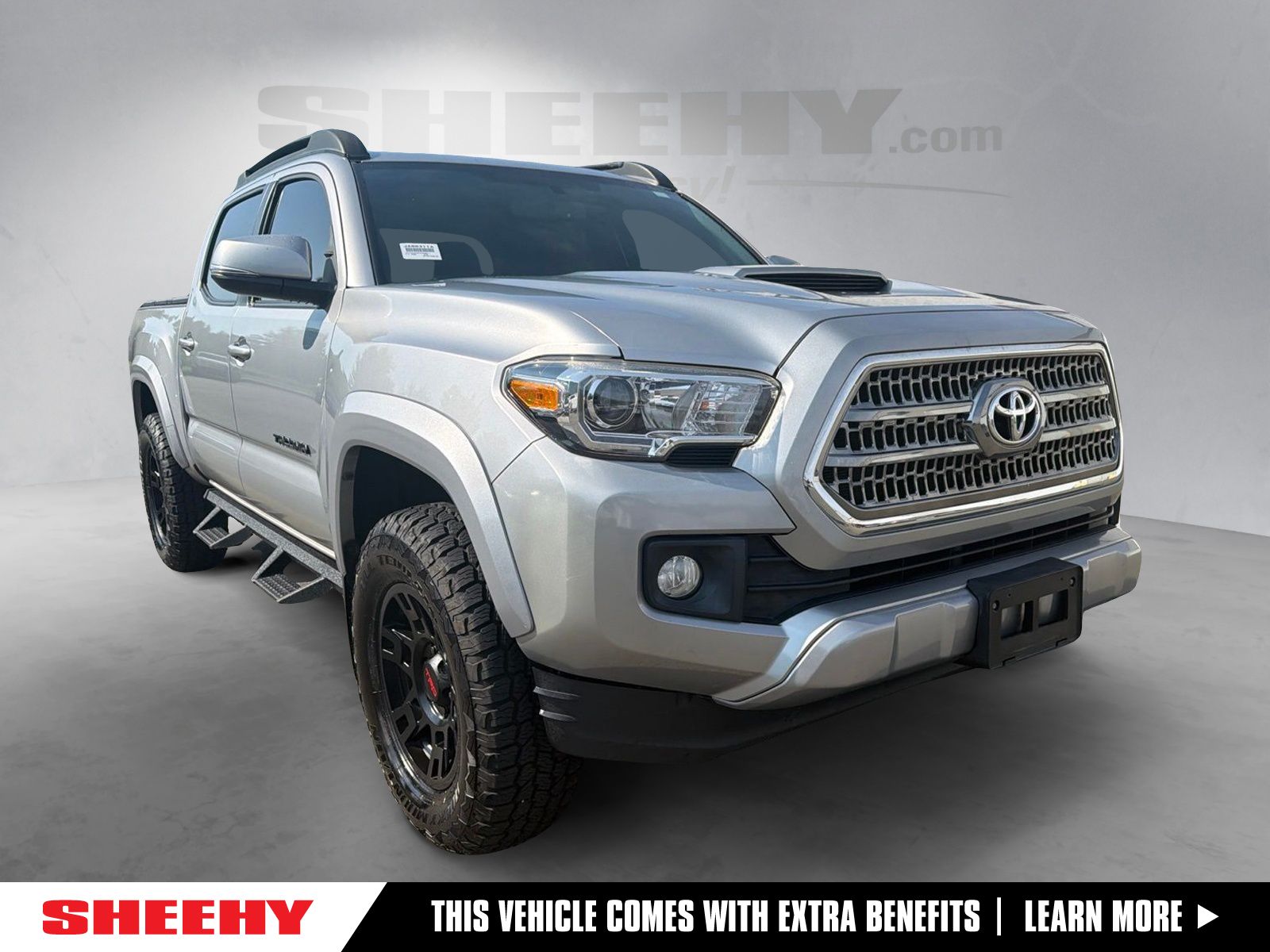 Silver Sky Metallic 2017 Toyota Tacoma Pickup Truck Four-Wheel Drive 6-Speed Automatic