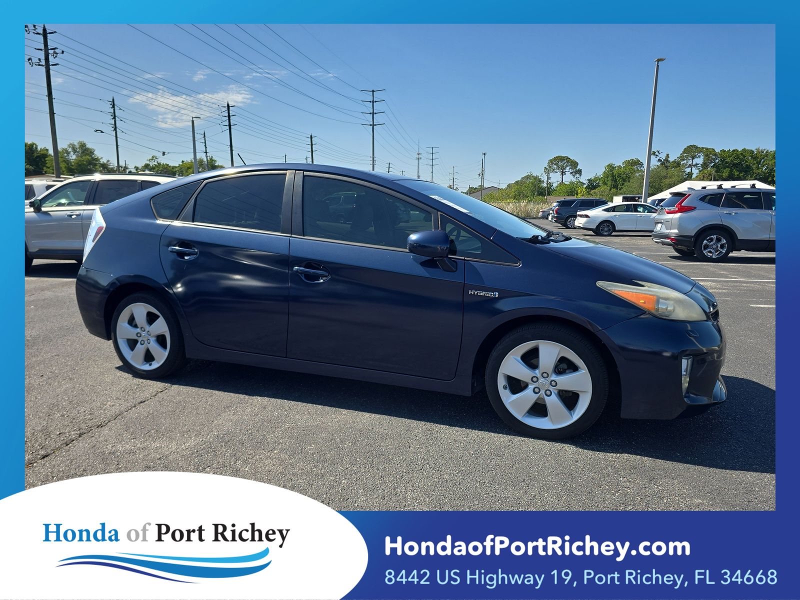 Nautical Blue Metallic 2015 Toyota Prius Five Hatchback Front-Wheel Drive Continuously Variable Transmission