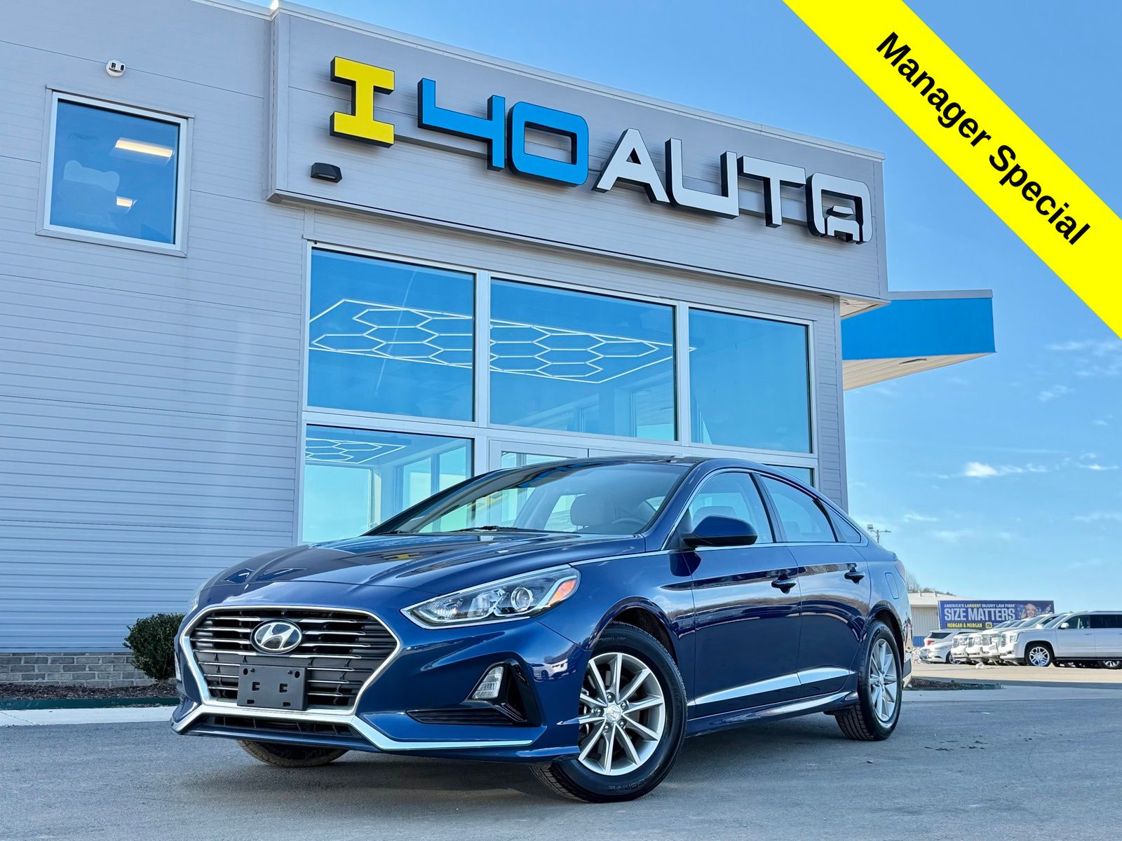 Lakeside Blue 2018 Hyundai Sonata Eco FWD Sedan Front-Wheel Drive 7-Speed Automatic