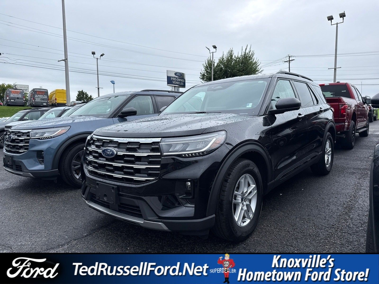 Black Metallic 2026 Ford Explorer SUV / Crossover Rear-Wheel Drive Automatic