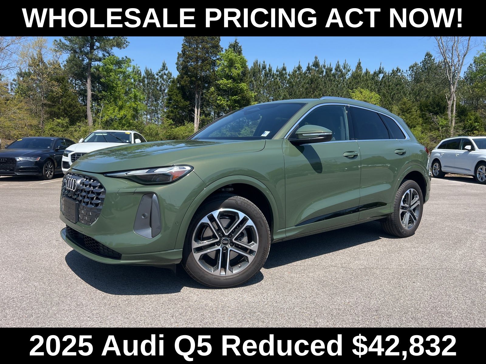 District Green Metallic 2025 Audi Q5 SUV / Crossover All-Wheel Drive 7-Speed Automatic