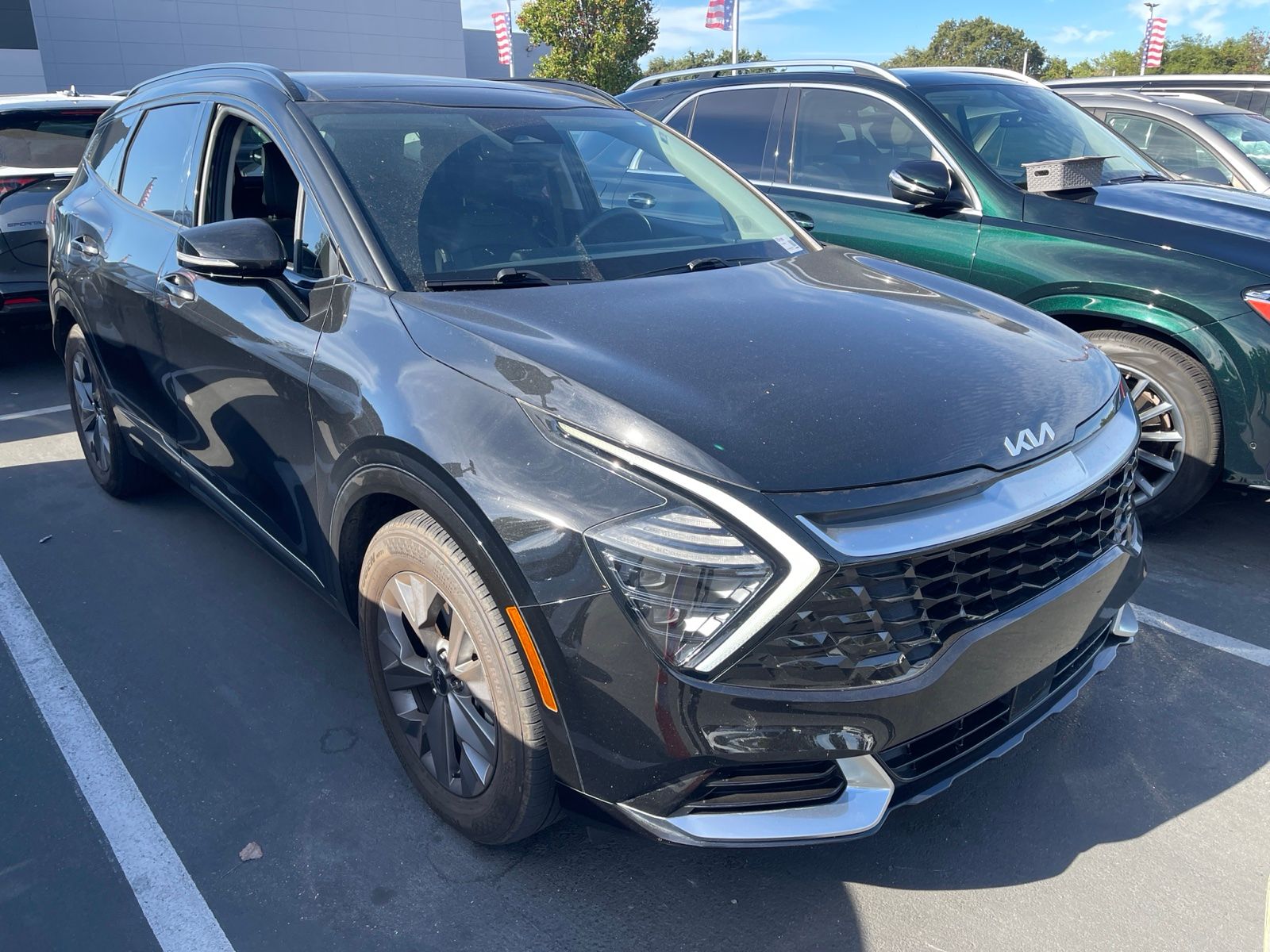 Ebony Black 2025 Kia Sportage SUV / Crossover Front-Wheel Drive 8-Speed Automatic