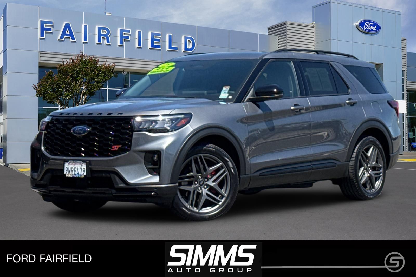 Carbonized Gray Metallic 2025 Ford Explorer ST AWD SUV / Crossover All-Wheel Drive Automatic