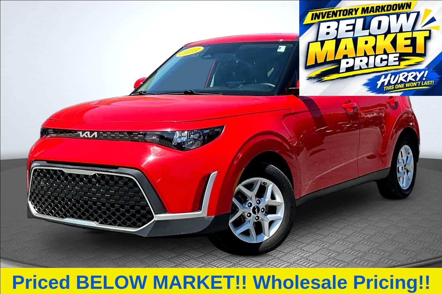 Inferno Red 2023 Kia Soul SUV / Crossover Front-Wheel Drive Continuously Variable Transmission