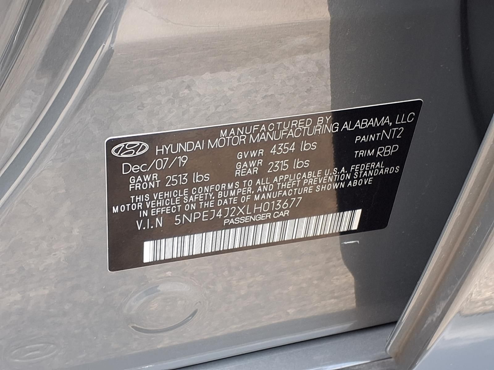 2020 Hyundai Sonata SEL Plus Gray at Baytown Hyundai