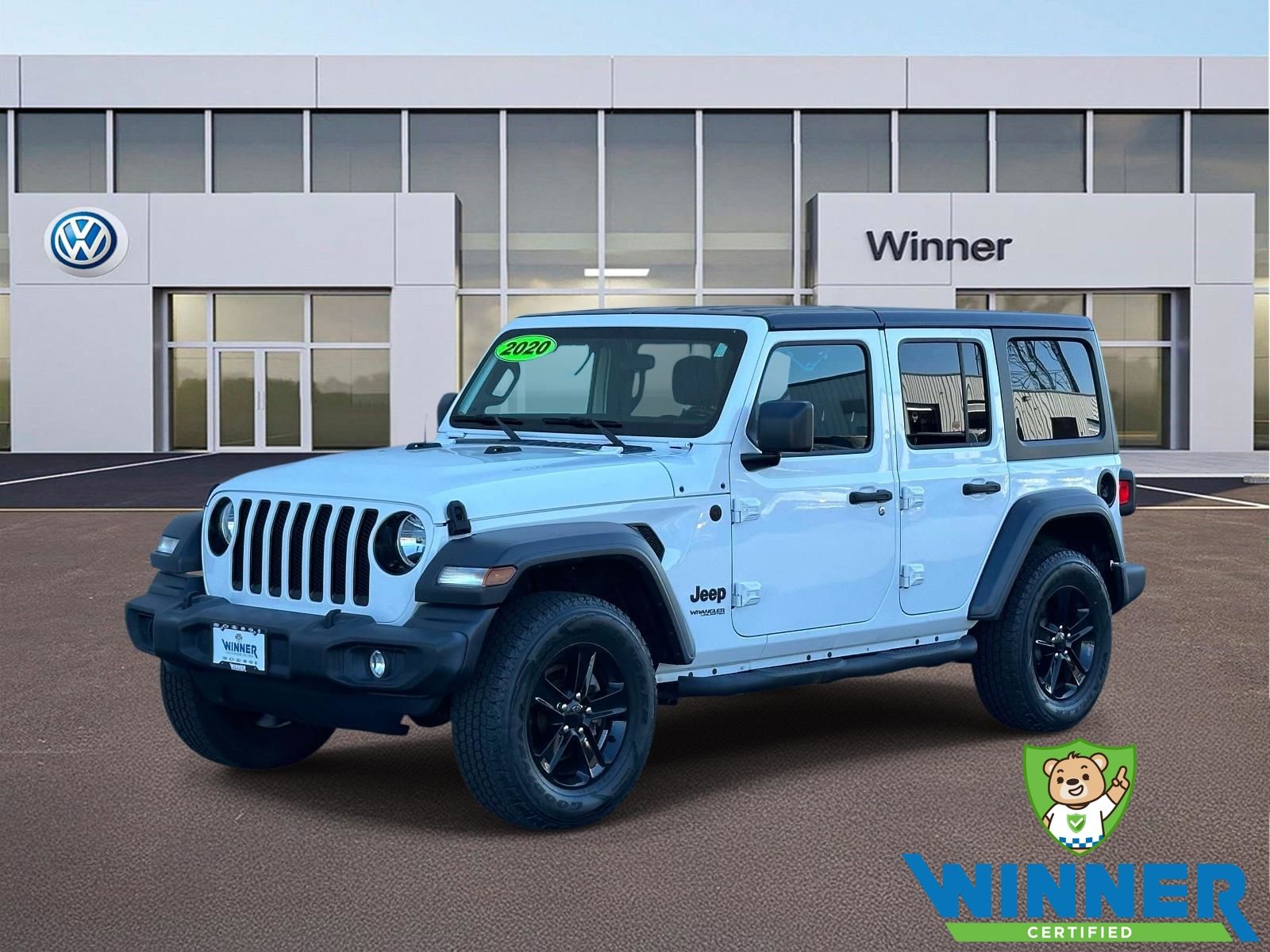 Bright White Clearcoat 2020 Jeep Wrangler SUV / Crossover  8-Speed Automatic