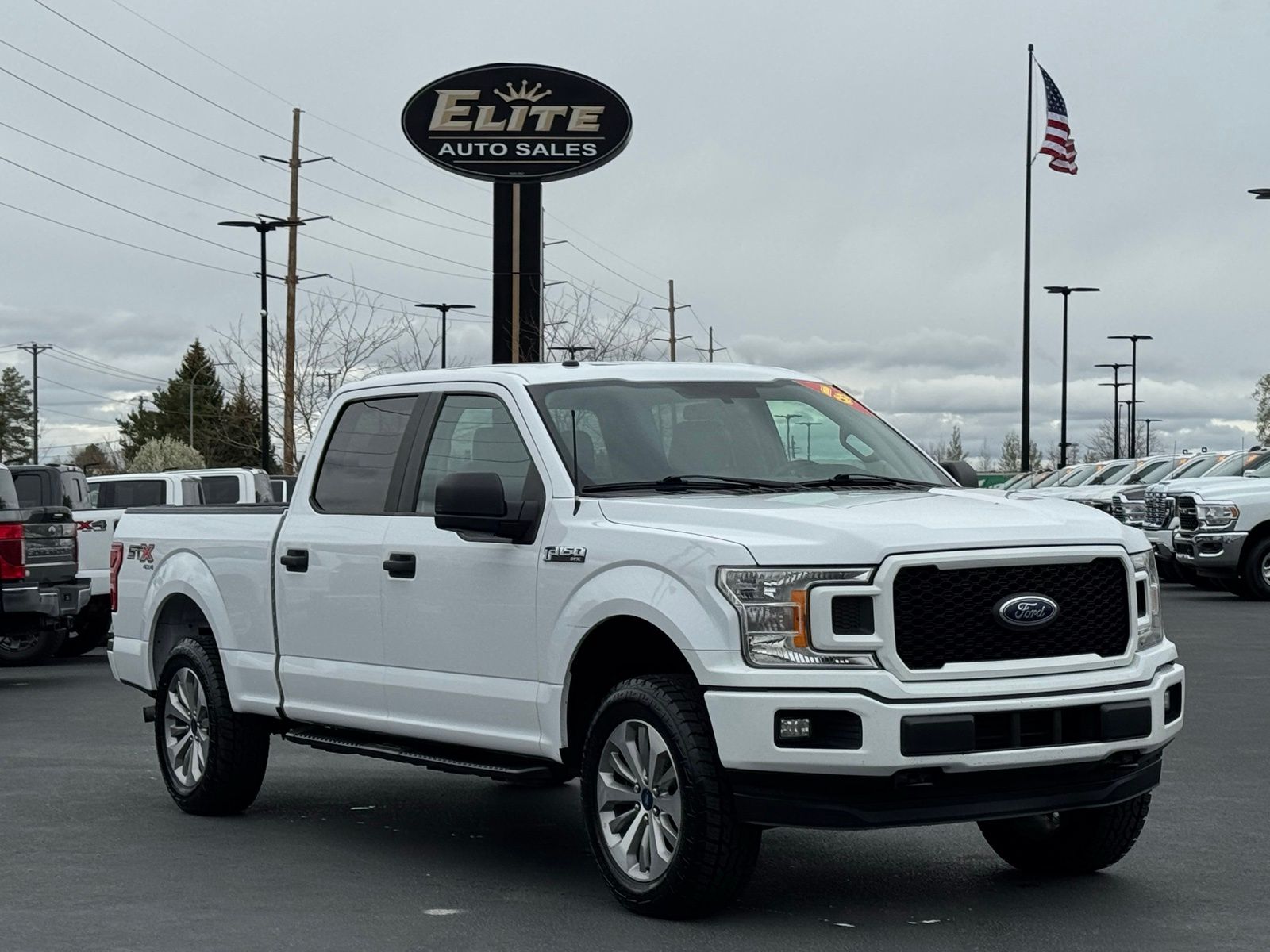 Oxford White 2018 Ford F-150 XL SuperCrew LB 4WD Pickup Truck Four-Wheel Drive Automatic