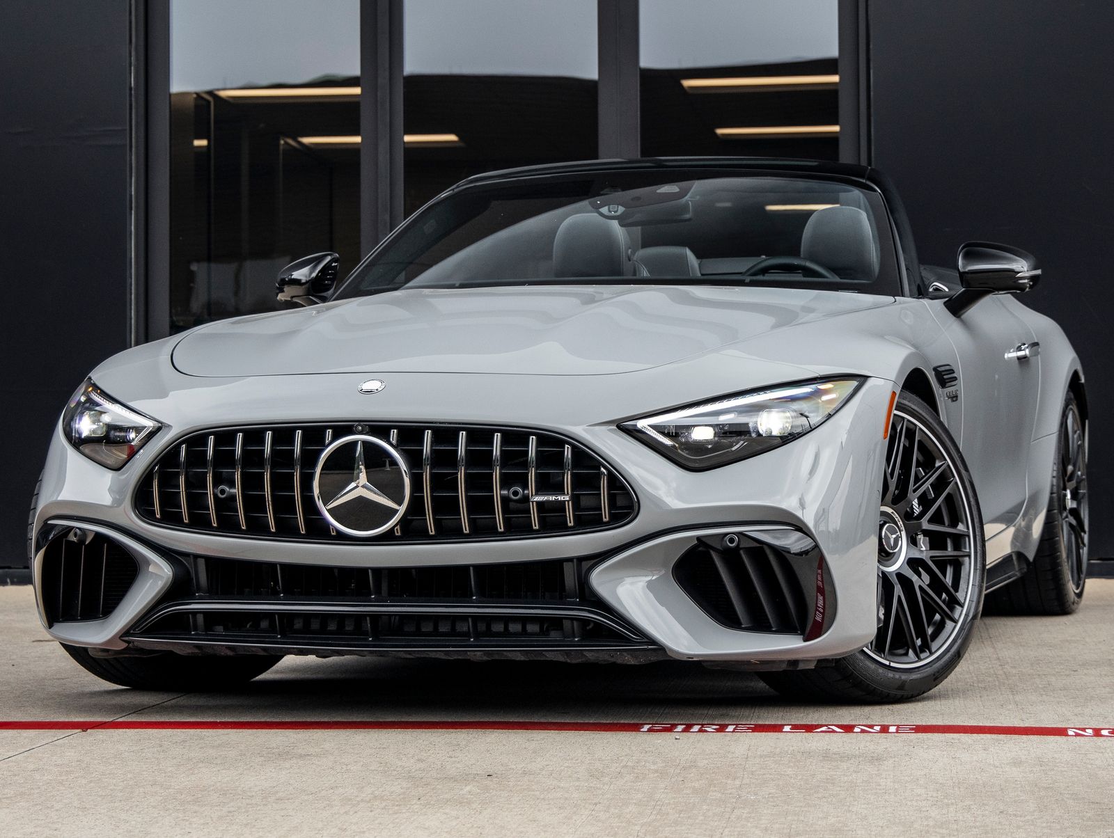 Gray 2024 Mercedes-Benz SL-Class AMG SL 63 4MATIC Convertible All-Wheel Drive 9-Speed Automatic
