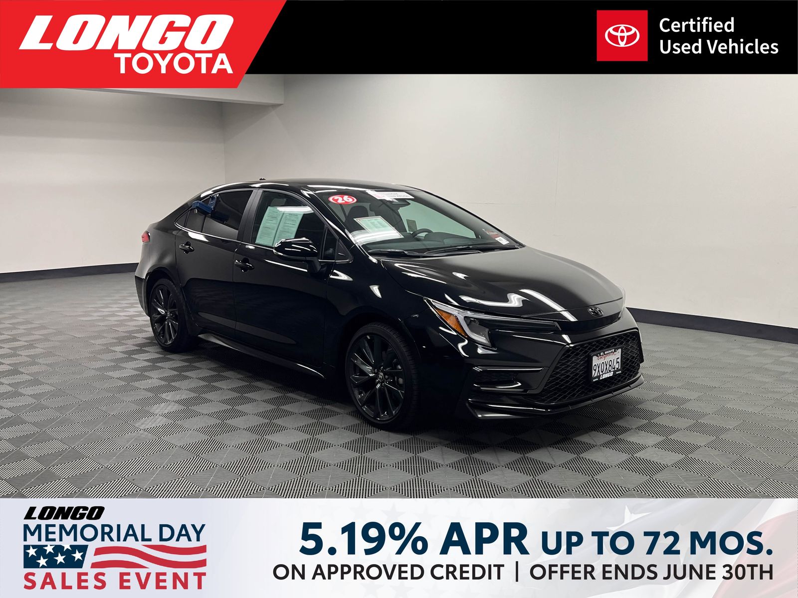 used 2026 Toyota Corolla car, priced at $24,788