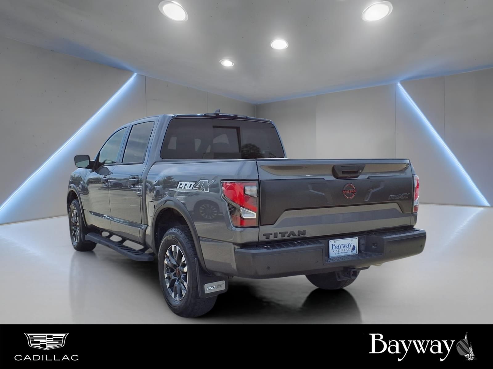 2023 Nissan Titan PRO-4X Gray at Bayshore Chrysler Jeep Dodge Ram