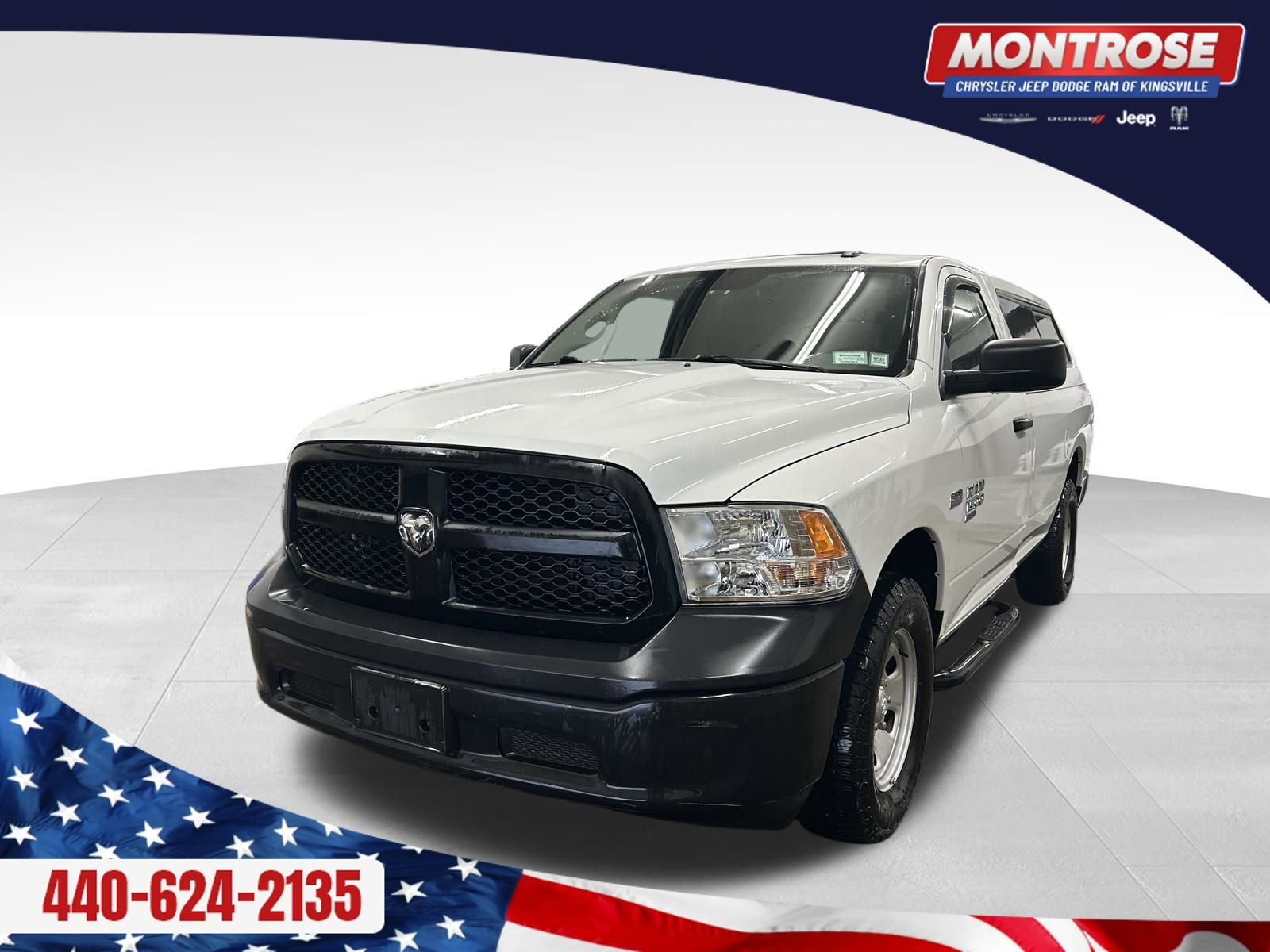 Bright White Clearcoat 2019 RAM 1500 Classic Tradesman LB 4WD Pickup Truck Four-Wheel Drive 8-Speed Automatic