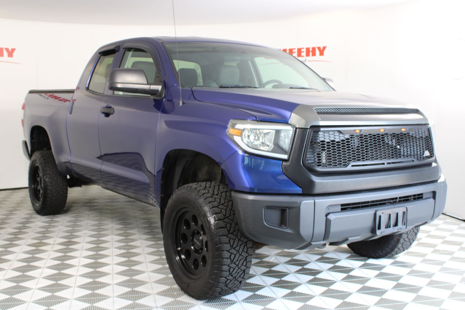 Blue Ribbon Metallic 2015 Toyota Tundra Pickup Truck Four-Wheel Drive 6-Speed Automatic Overdrive
