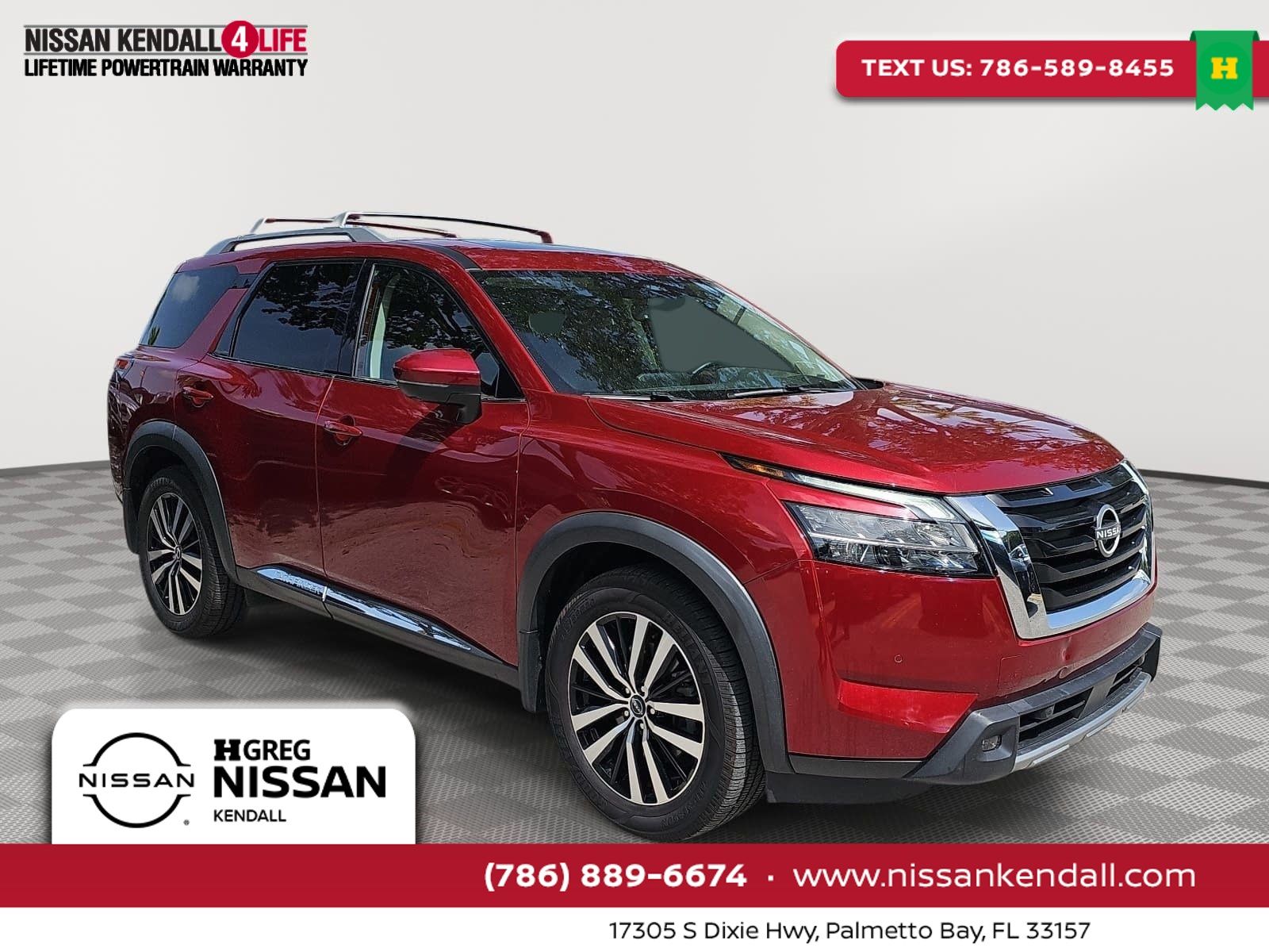 Red (Scarlet Ember Tintcoat) 2023 Nissan Pathfinder SUV / Crossover All-Wheel Drive 9-Speed Automatic