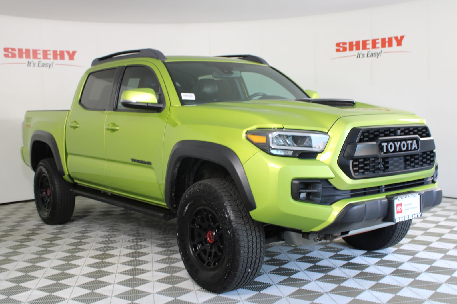 Green (Electric Lime Metallic) 2022 Toyota Tacoma Pickup Truck Four-Wheel Drive 6-Speed Automatic