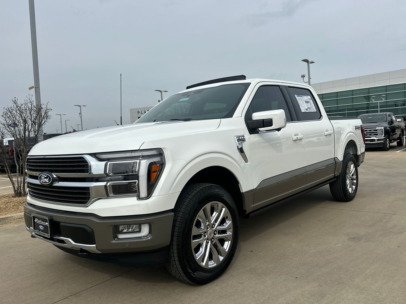 Brown 2025 Ford F-150 King Ranch SuperCrew 4WD Pickup Truck Four-Wheel Drive Automatic