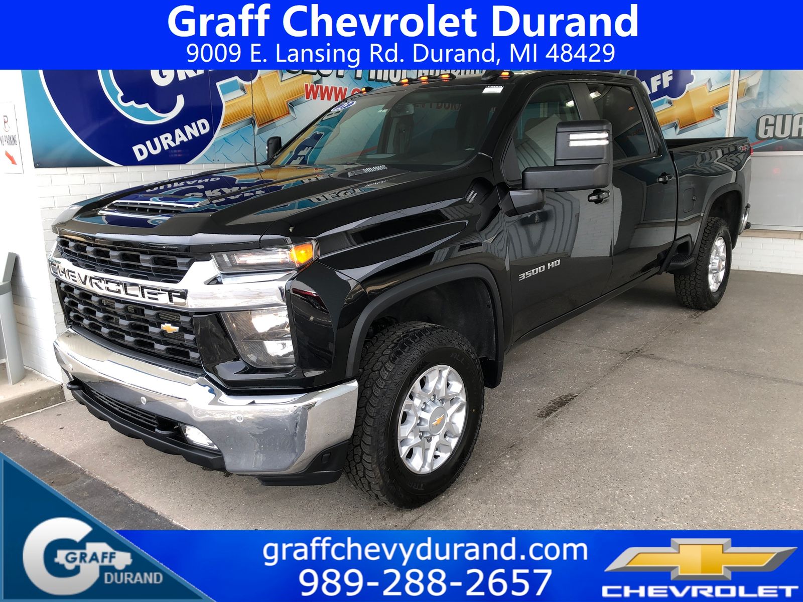 Black 2023 Chevrolet Silverado 3500HD Pickup Truck Four-Wheel Drive Automatic
