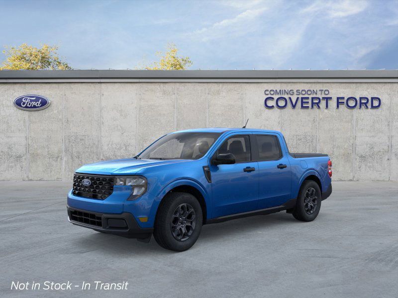 Blue 2026 Ford Maverick XLT SuperCrew FWD Pickup Truck Front-Wheel Drive Continuously Variable Transmission