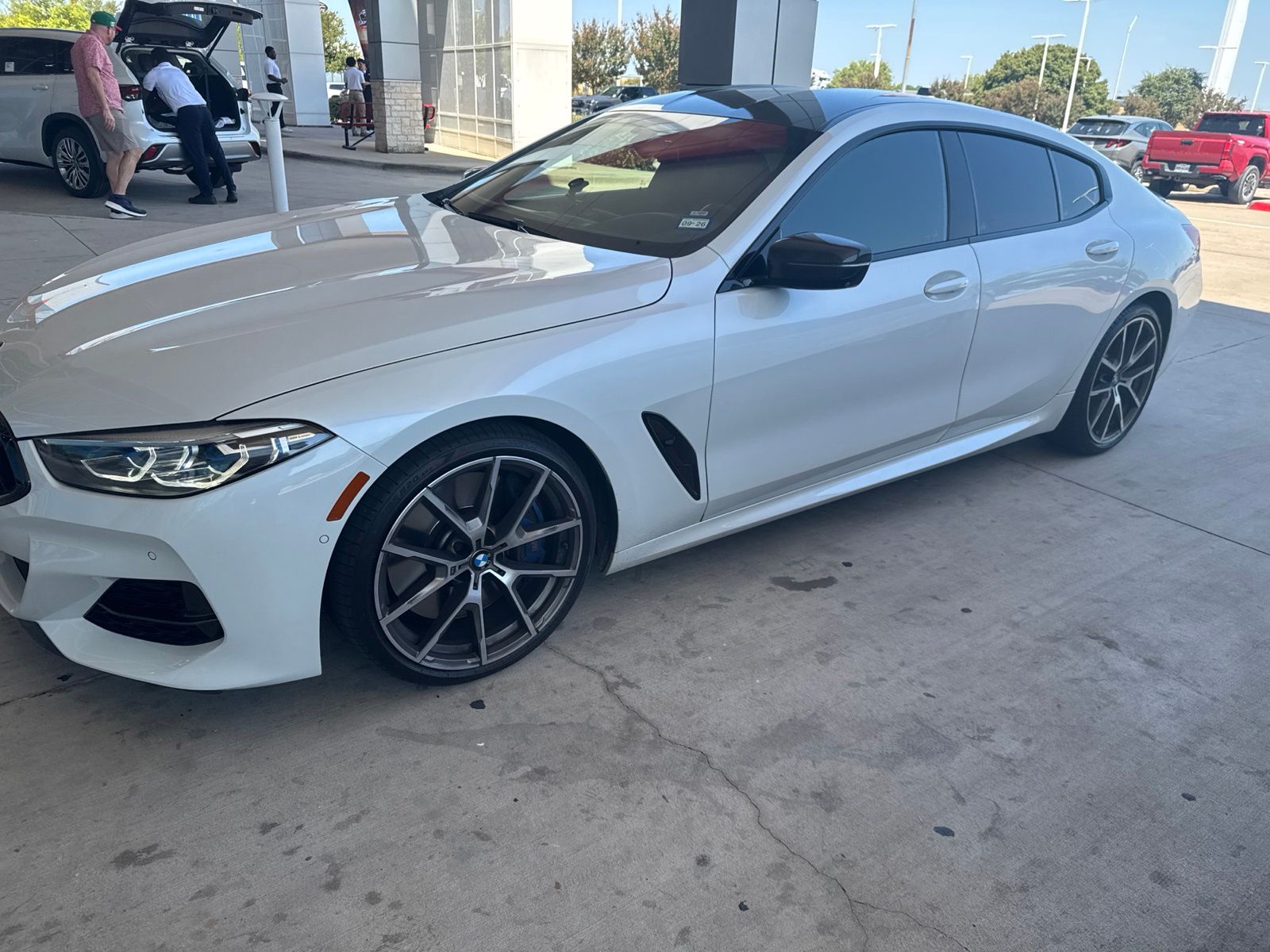 Mineral White Metallic 2021 BMW 8 Series Coupe All-Wheel Drive 8-Speed Automatic