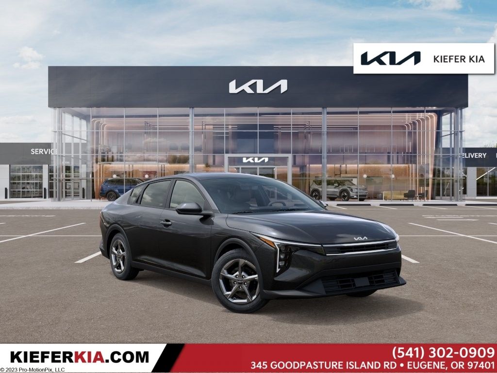 Gray 2026 Kia K4 LXS FWD Sedan Front-Wheel Drive Continuously Variable Transmission