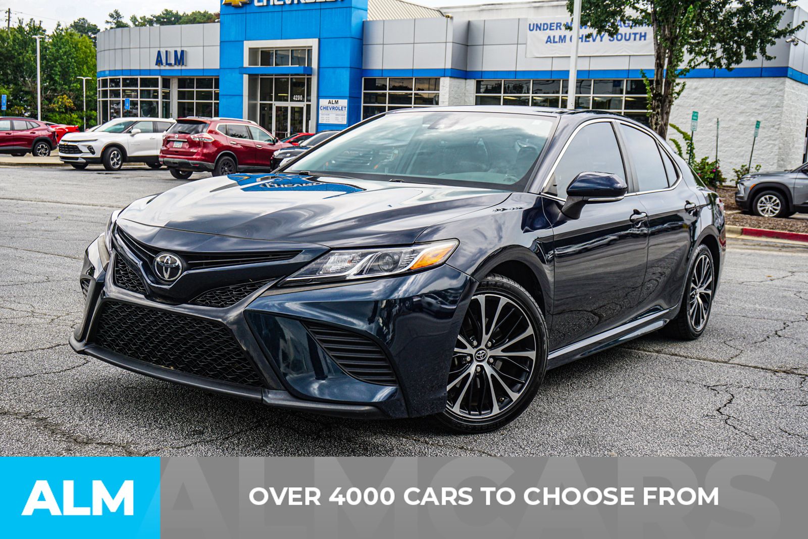 Used 2019 Blue Toyota SE image 2