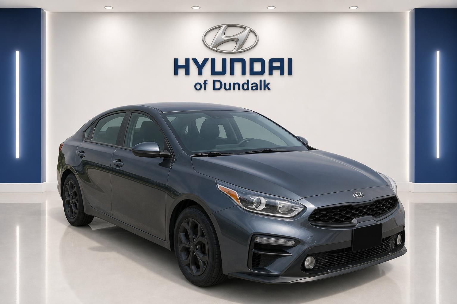 Gravity Gray 2020 Kia Forte Sedan Front-Wheel Drive Continuously Variable Transmission