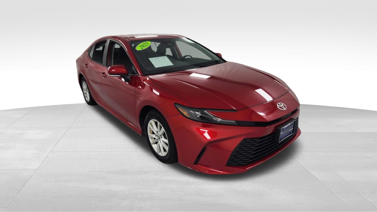 Red 2025 Toyota Camry Sedan Front-Wheel Drive Continuously Variable Transmission