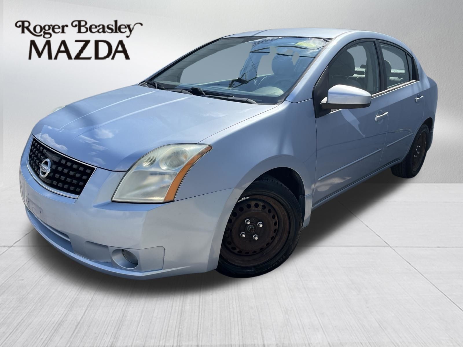 Arctic Blue 2009 Nissan Sentra Sedan Front-Wheel Drive Continuously Variable Transmission