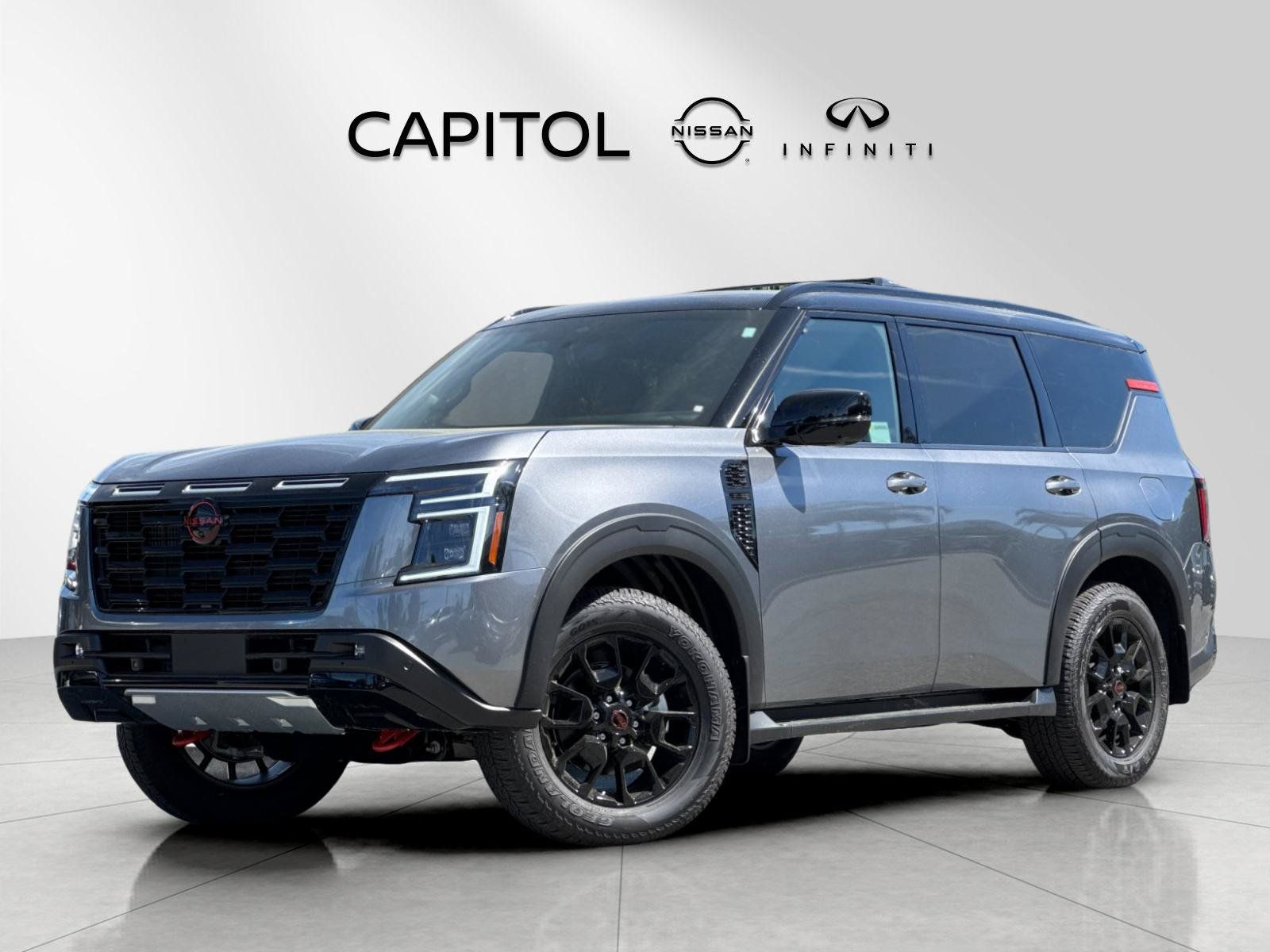 Gun Metallic/Super Black 2026 Nissan Armada SUV / Crossover Four-Wheel Drive 9-Speed Automatic