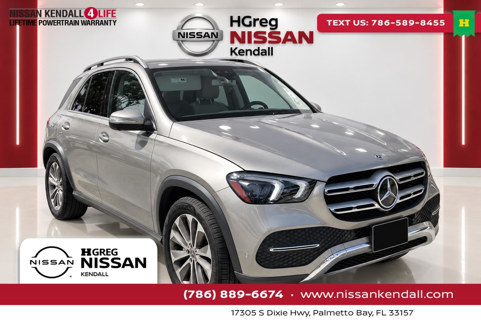 Silver 2020 Mercedes-Benz GLE SUV / Crossover Rear-Wheel Drive 9-Speed Automatic