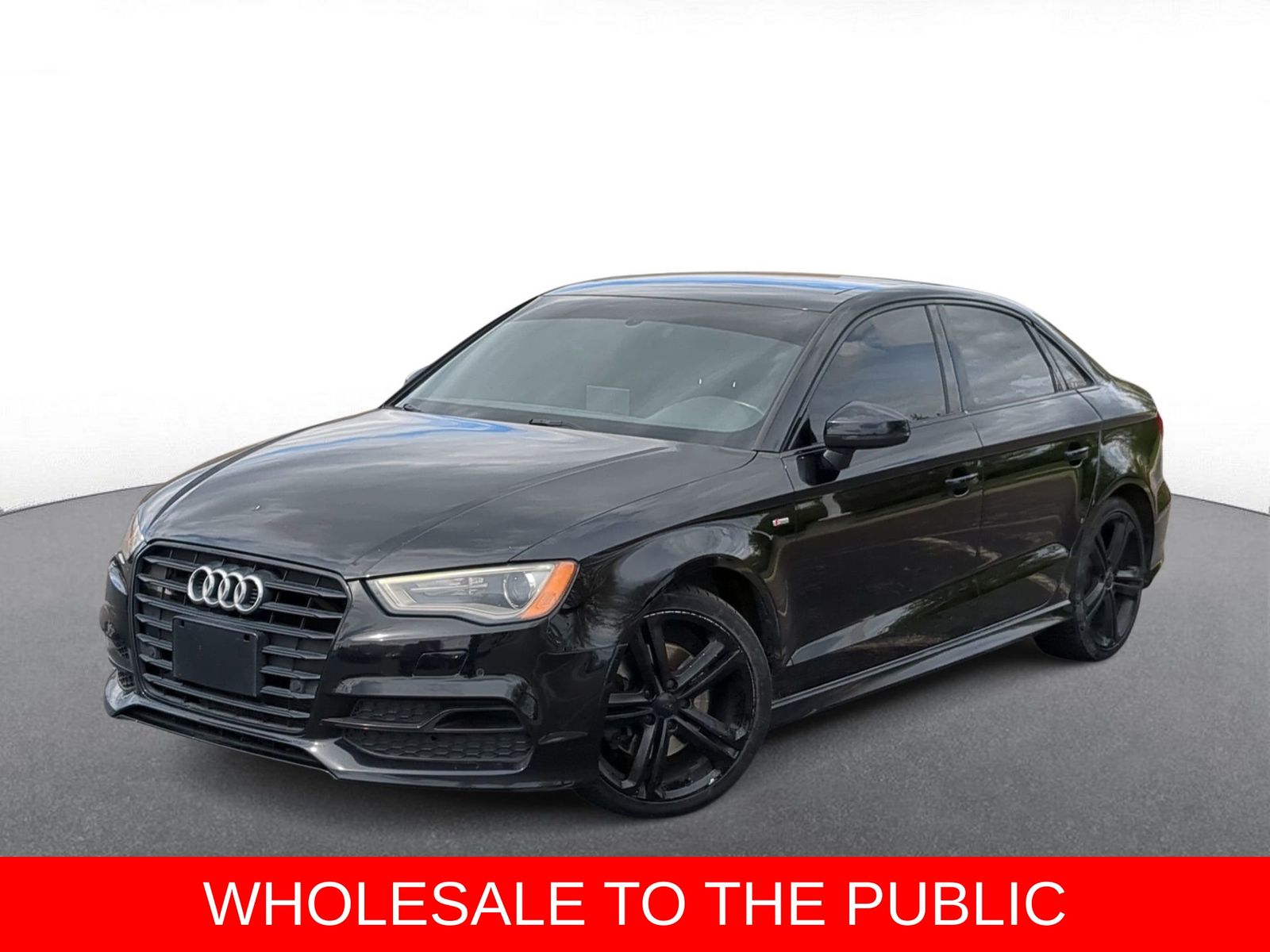 Brilliant Black 2016 Audi A3 1.8T Premium Sedan FWD Sedan Front-Wheel Drive 6-Speed Automatic