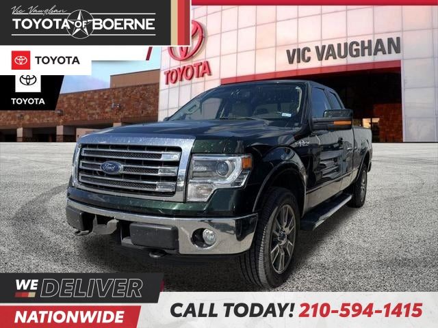 Green 2014 Ford F-150 Pickup Truck Four-Wheel Drive 6-Speed Automatic